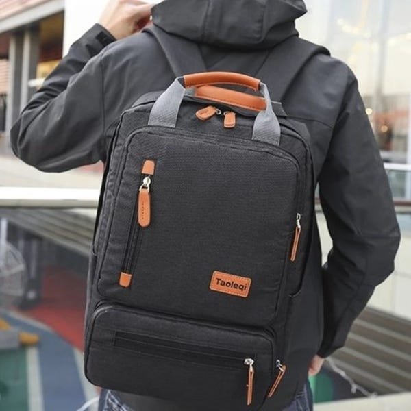 Mochila Universitária Escolar Executiva Notebook - Preto - 5