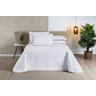 Cobre Leito Madri Percal 200 Fios 100% Algodão Casal Padrão 03 Peças - Branco Bia Enxovais - 4