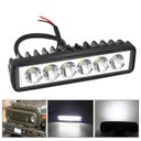 Ver imagem 4 de Farol de milha 6 Leds 18w Led Retangular Universal Branco Frio Carro Moto Off Road Trator Caminhao O