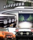 Ver imagem 7 de Farol de milha 9 Leds 27w Led Redondo Universal Branco Frio Carro Moto Off Road