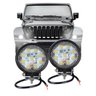 Farol de milha 9 Leds 27w Led Redondo Universal Branco Frio Carro Moto Off Road - 8