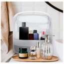 Ver imagem 4 de Caixa Organizadora de Maquiagem Cosméticos Com Gaveta Tampa Acrílico - Branco Genuinos Porta Maquiag