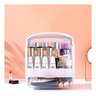 Caixa Organizadora de Maquiagem Cosméticos Com Gaveta Tampa Acrílico - Branco Genuinos Porta Maquiag - 3