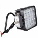 Ver imagem 3 de Farol de milha Automotivo 48w Led Quadrado Universal Branco Frio Carro Moto Off Road