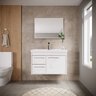 Gabinete Banheiro Mdf com Pia Cuba - Potenza Branco - 3
