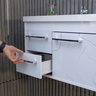 Gabinete Banheiro Mdf com Pia Cuba - Potenza Branco - 2