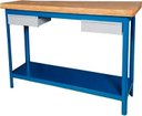 Ver imagem 2 de Bancada Aberta Tampo de 40mm 2 Gavetas 200x60x92cm Bancada202cd Fercar