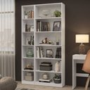 Ver imagem 1 de Kit Madesa Estante Livreiro 6908 + Estante Livreiro 6906 Branco Cor:Branco