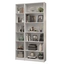 Ver imagem 3 de Kit Madesa Estante Livreiro 6908 + Estante Livreiro 6906 Branco Cor:Branco