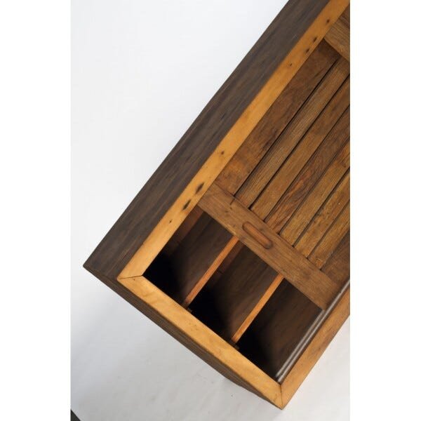 Viga Rack Aparador Viga Rack Portas Ripadas - Acabamento Rústico - (C)1.80 x (L)0 ...