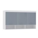 Ver imagem 1 de Guarda-roupa Modulado 145cm Aéreo 3 Portas Alpes Luciane
