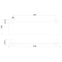 Ver imagem 2 de Prateleira de Vidro para Shampoo Dourado Gold