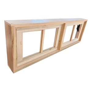 Janela Vitro Duplo 40x100x12 Modelo Quadriculado