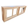 Janela Vitro Duplo 40x100x12 Modelo Quadriculado - 1