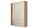 Ver imagem 6 de Quarto Infantil Bebê Ayla Cômoda e Guarda Roupa Offwhite
