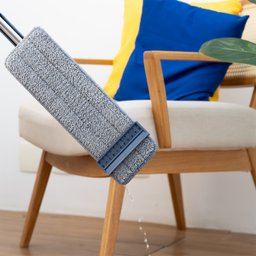 Mop Flat Prensa com Esfregão de Microfibra Limpeza Lava e Seca - Tud - 7