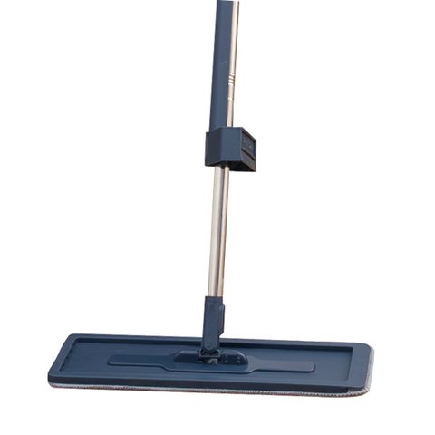 Mop Flat Prensa com Esfregão de Microfibra Limpeza Lava e Seca - Tud