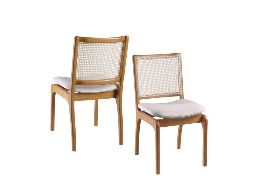 Cadeiras para Mesa de Jantar Madeira Maciça com Telinha - Barcelona - Requinte Salas - 1