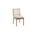 Ver imagem 2 de Cadeiras para Mesa de Jantar Madeira Maciça com Telinha - Barcelona - Requinte Salas