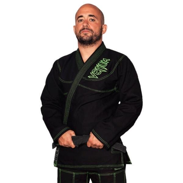 Kimono Jiu-Jitsu Adulto Venum Competidor - Preto - A1 - 2