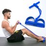 Elastico Extensor Academia em Casa abdominal Pilates Tonificação exercicio Puxe Corda Intensidade - 2