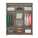 Ver imagem 2 de Guarda Roupa de Casal Modena e Cômoda Madri 2 Portas Malbec – Incorplac