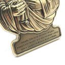 Ver imagem 3 de Adorno de Mesa São José Metal Ouro Velho 17cm