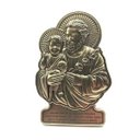 Ver imagem 4 de Adorno de Mesa São José Metal Ouro Velho 17cm