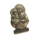 Ver imagem 1 de Adorno de Mesa São José Metal Ouro Velho 17cm