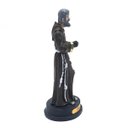 Ver imagem 3 de Imagem Padre Pio Com Luvas Resina Nacional 12 cm