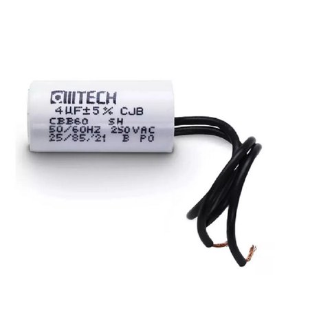 Capacitor de Partida Acv 2 Fios 4uf X 250v - Kit 06 Pçs