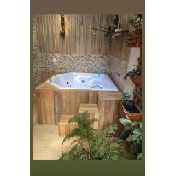 Spa Quadrado Pérola COMPLETO com hidro em acrílico  220V - 2