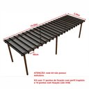 Ver imagem 5 de Kit Policarbonato Fume 4mm 10,00m X 2,00m - Perfis Naturais