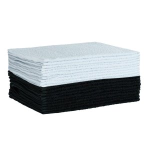 Kit 20 Toalhas Manicure Perfeito Estilo - Preto e Branco