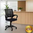 Ver imagem 7 de Kit 10 Cadeiras de Escritório Nelis Base Pp - Preta