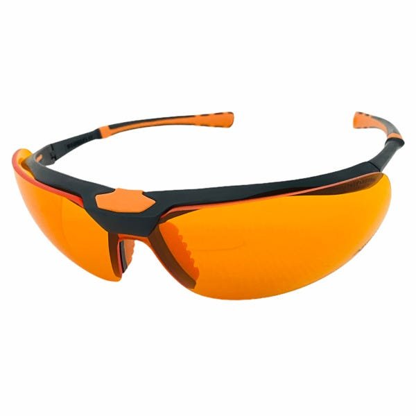 OCULOS DE PROTEÇÃO 5X3 COM LENTE LARANJA UV525 BLUE CONTROL - 3