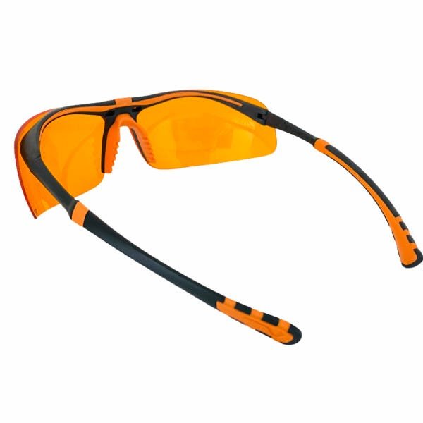 OCULOS DE PROTEÇÃO 5X3 COM LENTE LARANJA UV525 BLUE CONTROL - 4