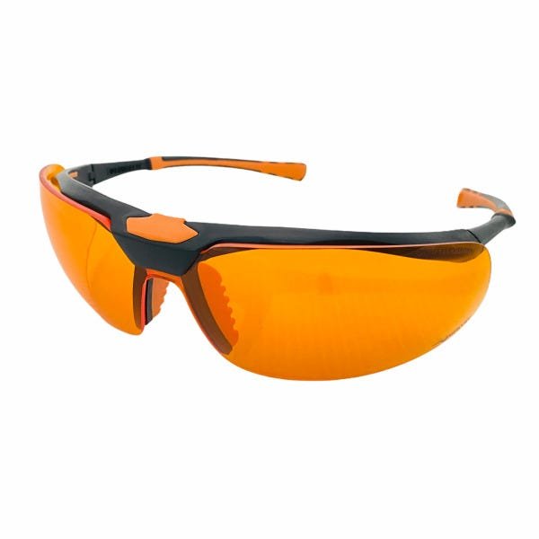 OCULOS DE PROTEÇÃO 5X3 COM LENTE LARANJA UV525 BLUE CONTROL - 6