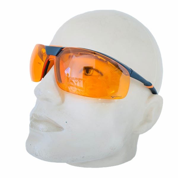 OCULOS DE PROTEÇÃO 5X3 COM LENTE LARANJA UV525 BLUE CONTROL - 9
