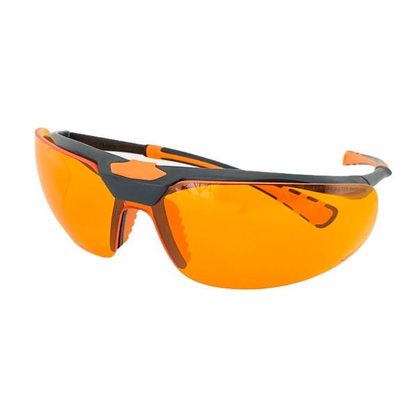 OCULOS DE PROTEÇÃO 5X3 COM LENTE LARANJA UV525 BLUE CONTROL - 1