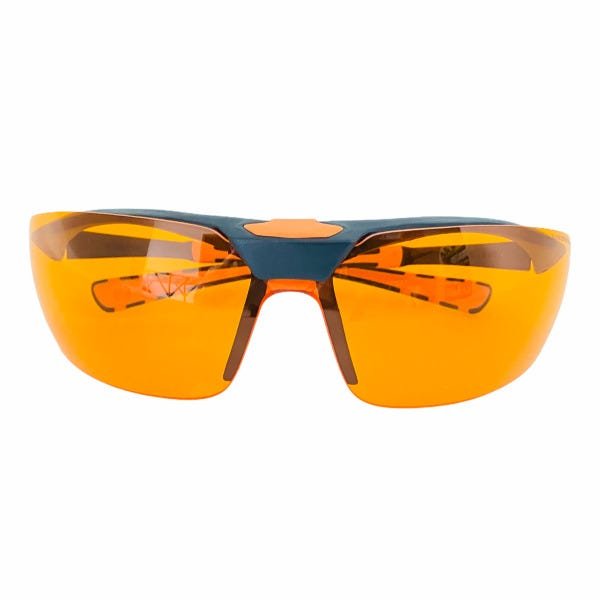 OCULOS DE PROTEÇÃO 5X3 COM LENTE LARANJA UV525 BLUE CONTROL - 7