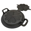 Ver imagem 2 de Forma Pra Fazer Waffle Alça Ferro Fundido Fogão A Lenha 24cm