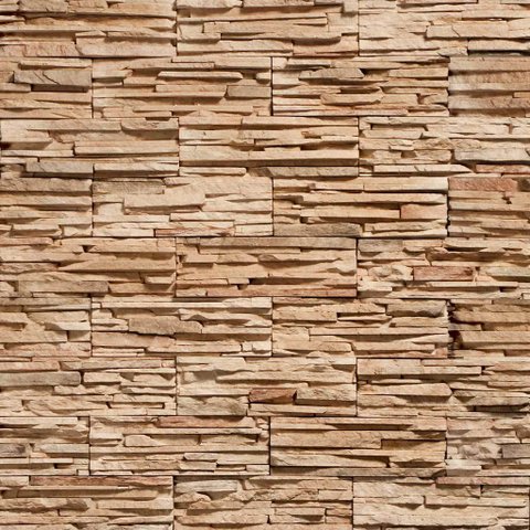 Papel de Parede Decorativo Pedra Canjiquinha em Tons Terrosos 1,5m