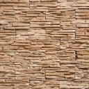 Ver imagem 1 de Papel de Parede Decorativo Pedra Canjiquinha em Tons Terrosos 1,5m