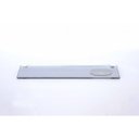 Ver imagem 3 de Porta Shampoo Reto Rebaixo para Sabonete em Vidro Refletivo Lapidado - Aquabox - 40cmx9cmx8mm