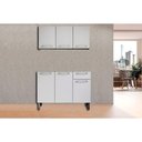 Ver imagem 1 de Cozinha Modulada Bertolini Evidence 2 Peças (1aéreo+1balcão) C2p07 Branco-bertolini