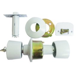 Fechadura Tubular 90 mm Vouga Branca - 2