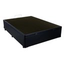 Ver imagem 3 de Cama Box Baú Casal Platinum Acolchões Preto 41x138x188