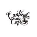 Ver imagem 1 de Cantinho do café 37x24cm Lettering em Madeira Mdf Aplique Parede