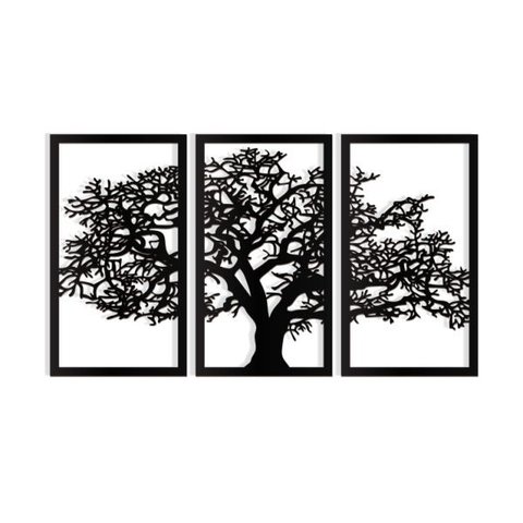 Árvore da Vida 115x65cm em Madeira Mdf Aplique de Parede